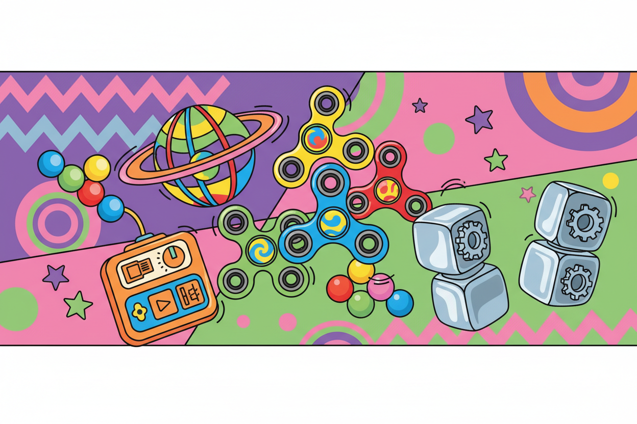 Fidget, Widget, Gidget, Gadget.