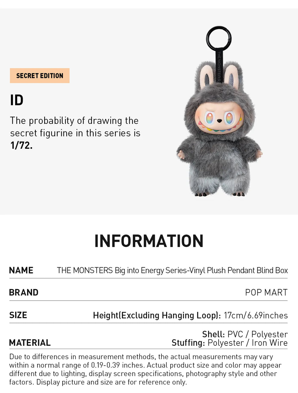 Labubu Big Into Energy Blind Box 🌟