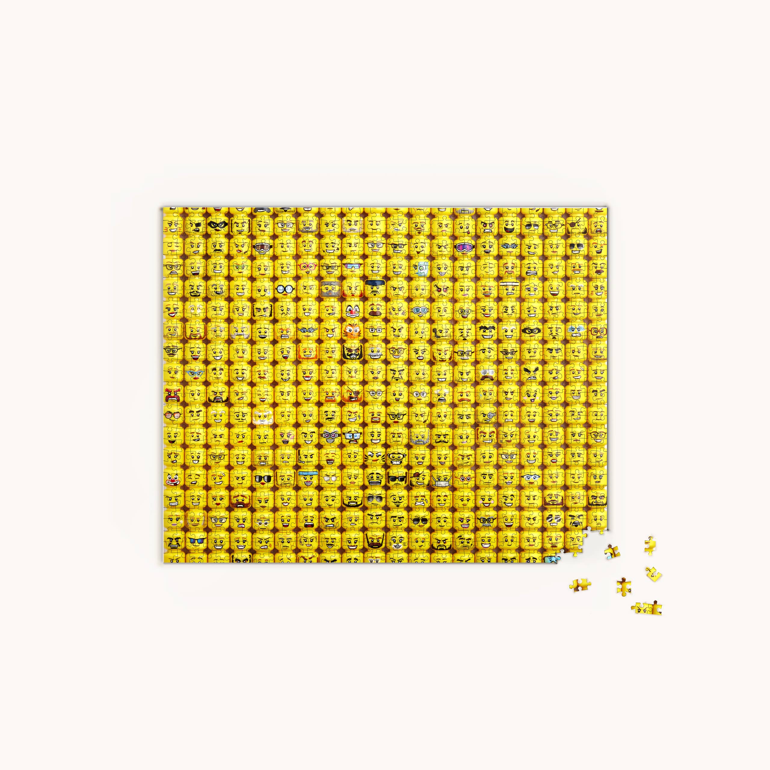 Lego Minifigure Faces Puzzle