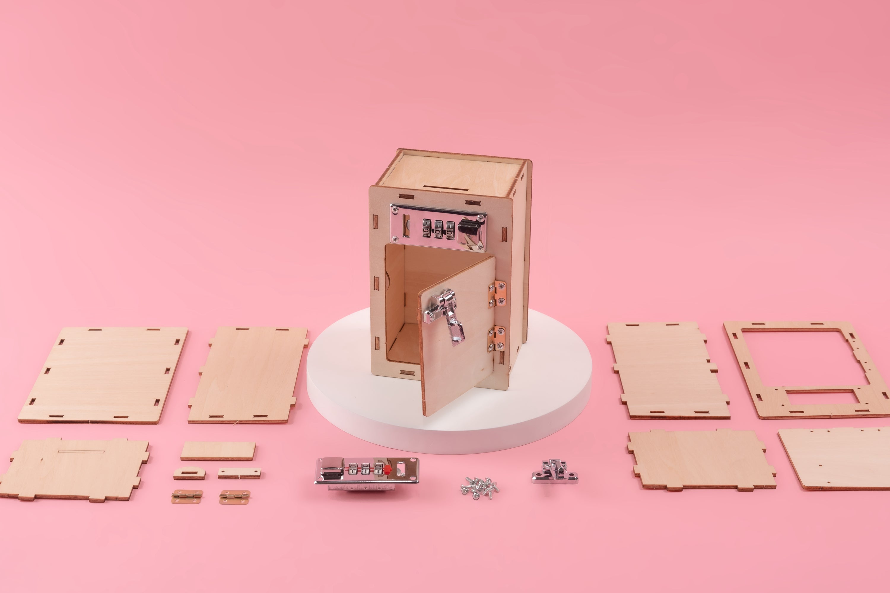 Combination Lock Box DIY Kit, Educational STEM Toy