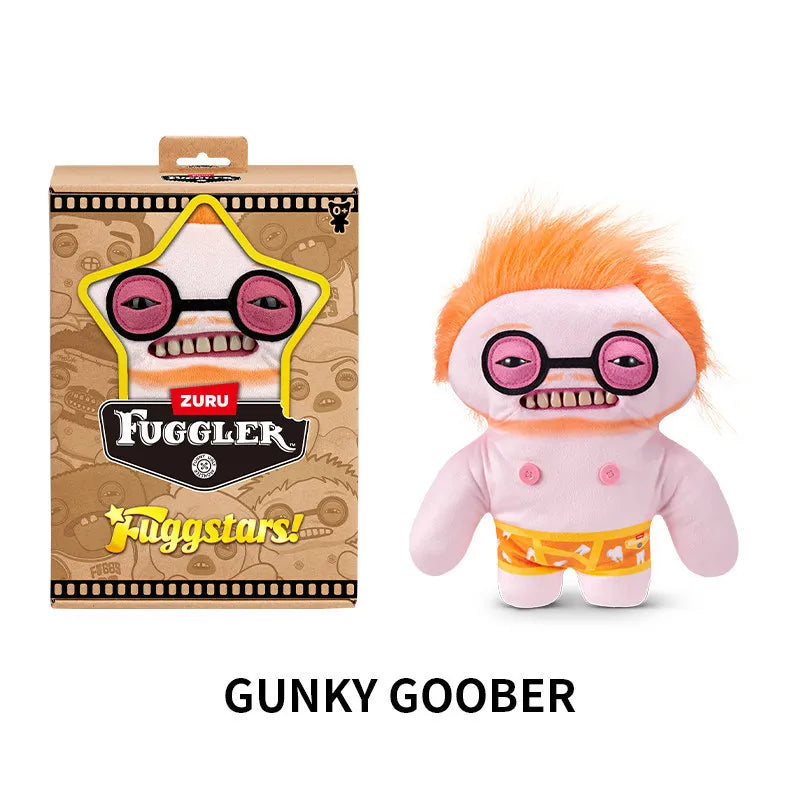 Genuine for Big-Tooth Teething Monster Pendant Funky Tooth Treasure Ugly-Cute Doll Plush Keychain 5-7 Years