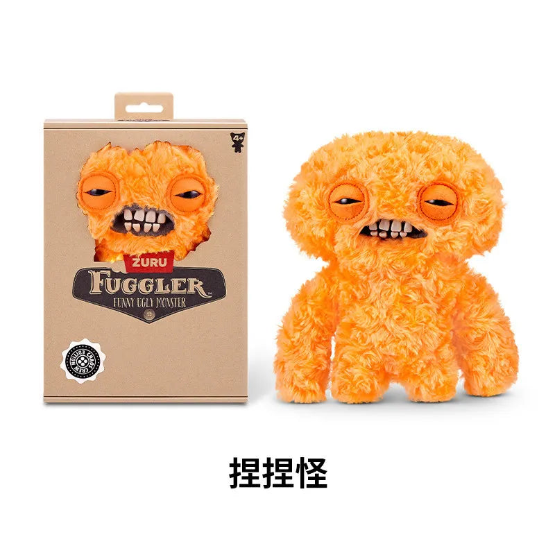 Genuine for Big-Tooth Teething Monster Pendant Funky Tooth Treasure Ugly-Cute Doll Plush Keychain 5-7 Years
