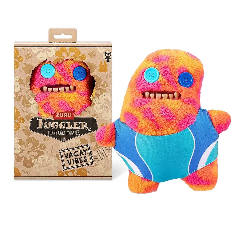 Genuine for Big-Tooth Teething Monster Pendant Funky Tooth Treasure Ugly-Cute Doll Plush Keychain 5-7 Years