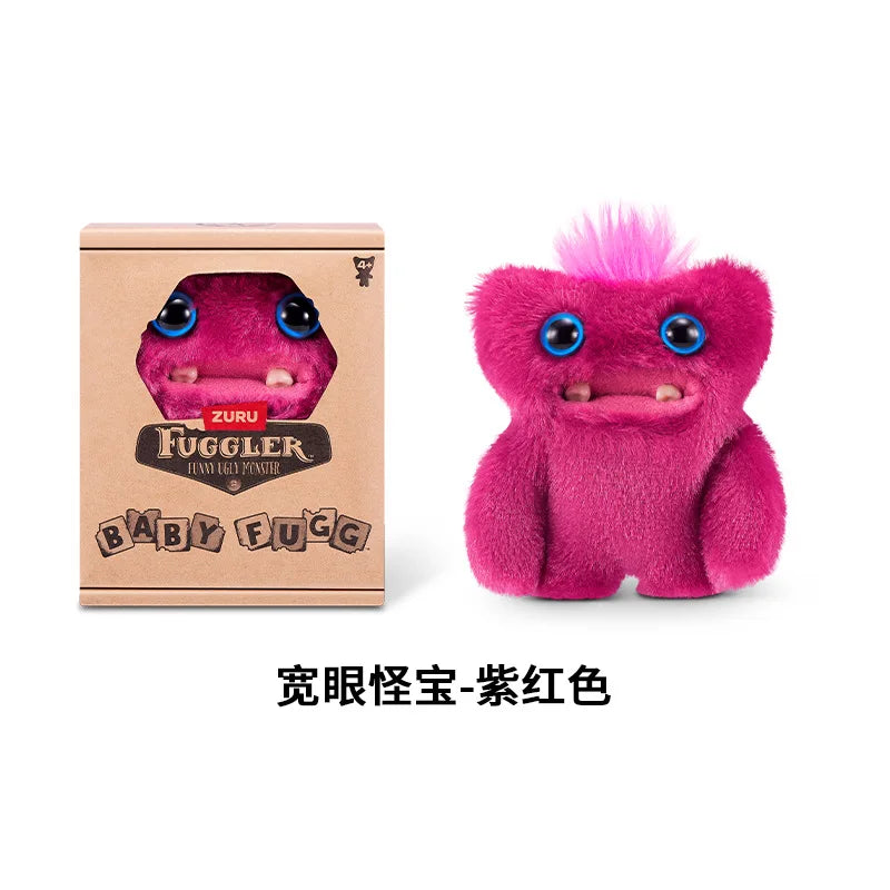 Genuine for Big-Tooth Teething Monster Pendant Funky Tooth Treasure Ugly-Cute Doll Plush Keychain 5-7 Years