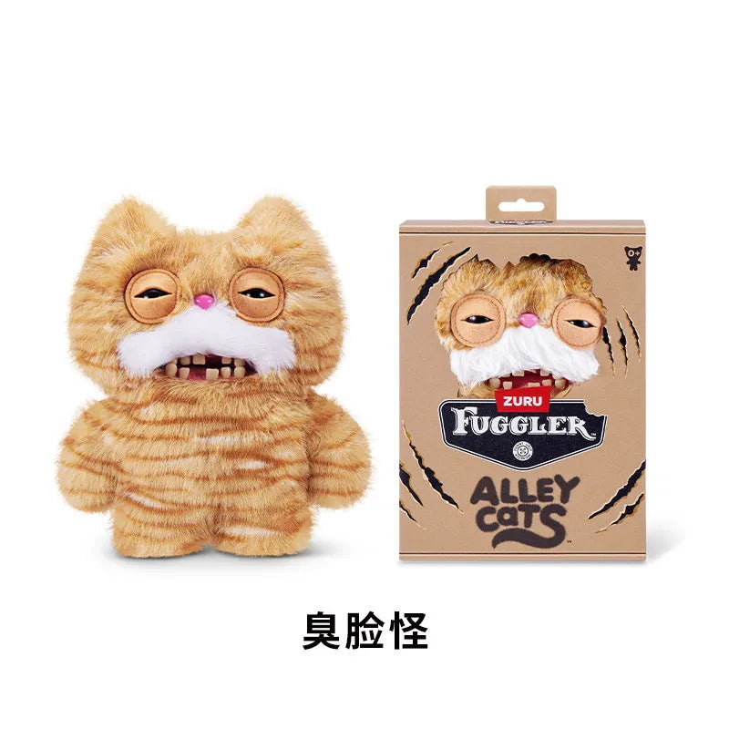Genuine for Big-Tooth Teething Monster Pendant Funky Tooth Treasure Ugly-Cute Doll Plush Keychain 5-7 Years