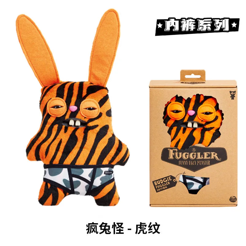 Genuine for Big-Tooth Teething Monster Pendant Funky Tooth Treasure Ugly-Cute Doll Plush Keychain 5-7 Years