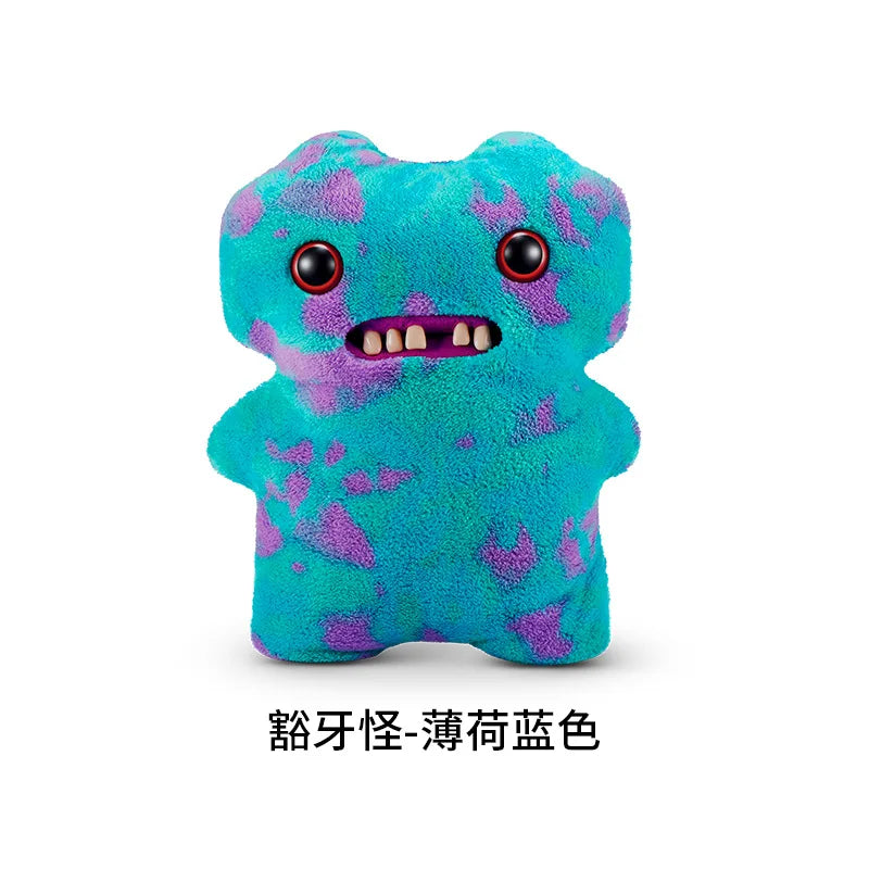 Genuine for Big-Tooth Teething Monster Pendant Funky Tooth Treasure Ugly-Cute Doll Plush Keychain 5-7 Years