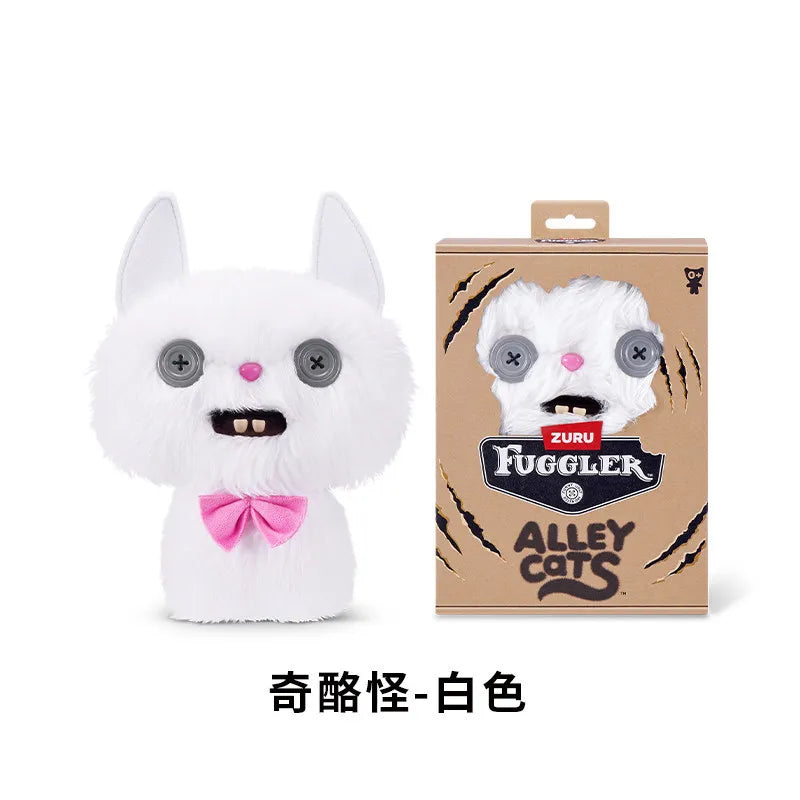 Genuine for Big-Tooth Teething Monster Pendant Funky Tooth Treasure Ugly-Cute Doll Plush Keychain 5-7 Years