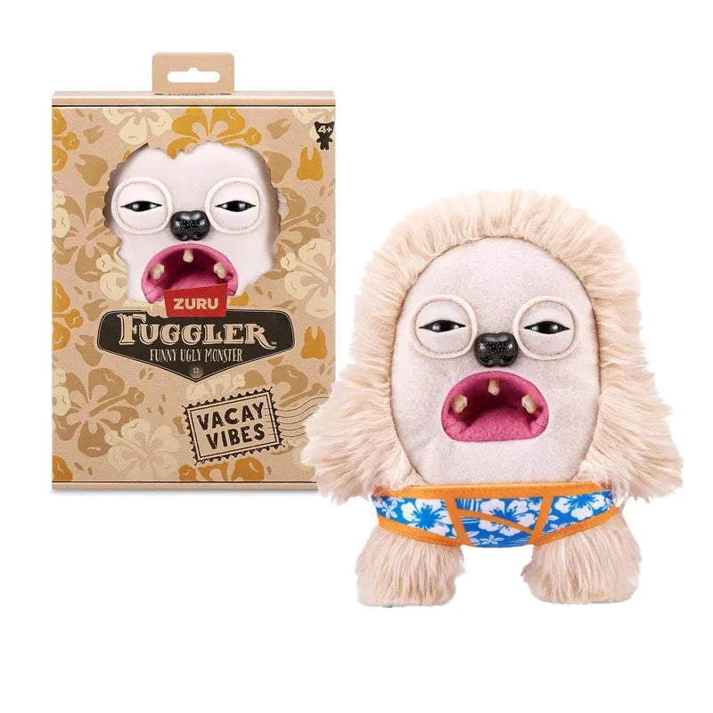 Genuine for Big-Tooth Teething Monster Pendant Funky Tooth Treasure Ugly-Cute Doll Plush Keychain 5-7 Years