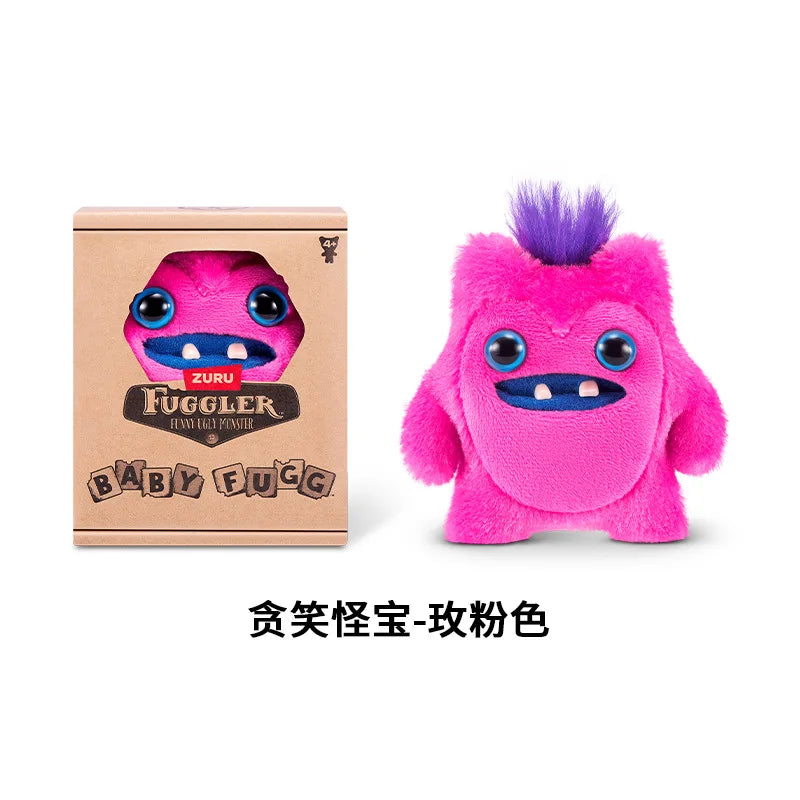 Genuine for Big-Tooth Teething Monster Pendant Funky Tooth Treasure Ugly-Cute Doll Plush Keychain 5-7 Years