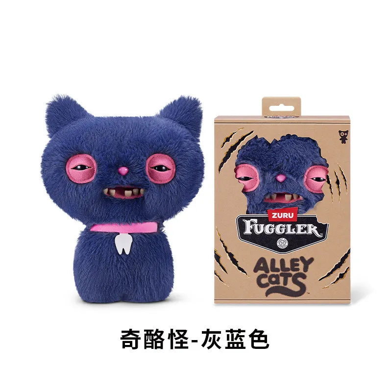Genuine for Big-Tooth Teething Monster Pendant Funky Tooth Treasure Ugly-Cute Doll Plush Keychain 5-7 Years