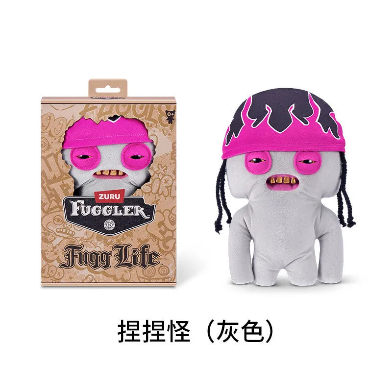 Genuine for Big-Tooth Teething Monster Pendant Funky Tooth Treasure Ugly-Cute Doll Plush Keychain 5-7 Years