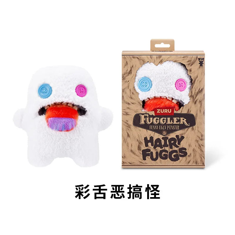 Genuine for Big-Tooth Teething Monster Pendant Funky Tooth Treasure Ugly-Cute Doll Plush Keychain 5-7 Years