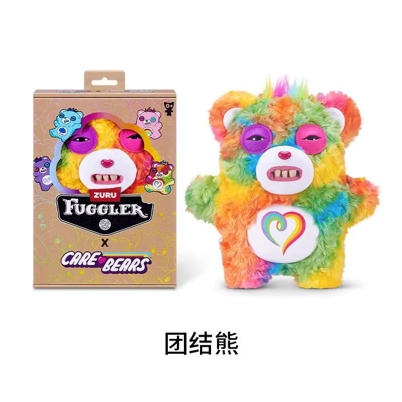 Genuine for Big-Tooth Teething Monster Pendant Funky Tooth Treasure Ugly-Cute Doll Plush Keychain 5-7 Years