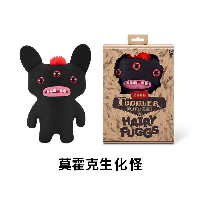 Genuine for Big-Tooth Teething Monster Pendant Funky Tooth Treasure Ugly-Cute Doll Plush Keychain 5-7 Years