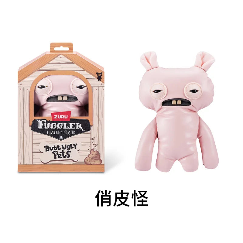Genuine for Big-Tooth Teething Monster Pendant Funky Tooth Treasure Ugly-Cute Doll Plush Keychain 5-7 Years