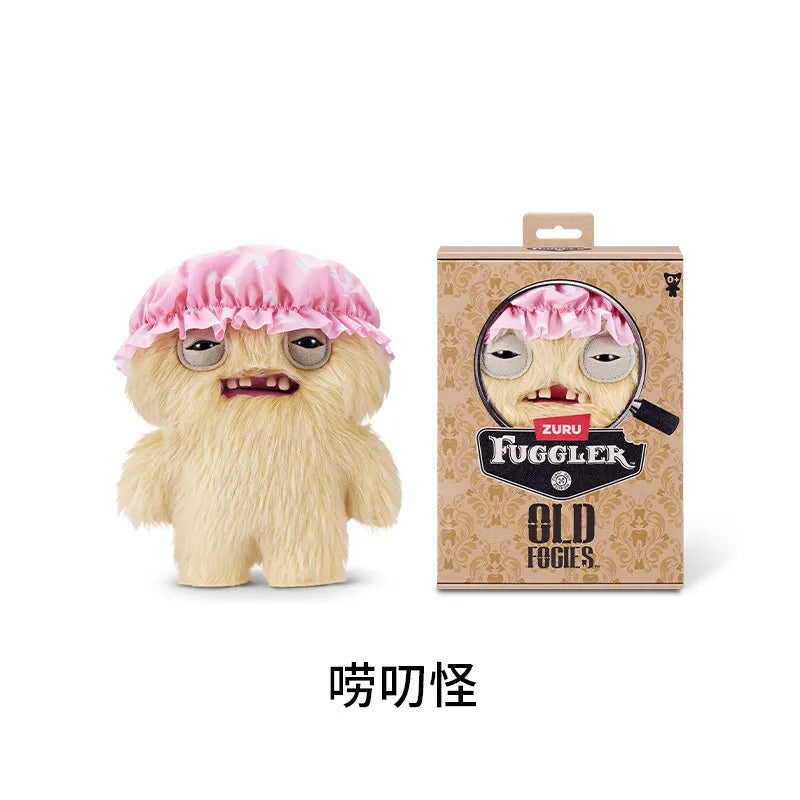 Genuine for Big-Tooth Teething Monster Pendant Funky Tooth Treasure Ugly-Cute Doll Plush Keychain 5-7 Years
