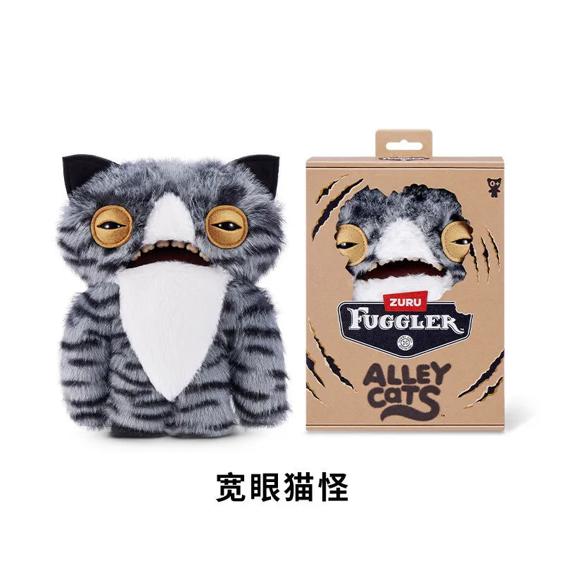 Genuine for Big-Tooth Teething Monster Pendant Funky Tooth Treasure Ugly-Cute Doll Plush Keychain 5-7 Years