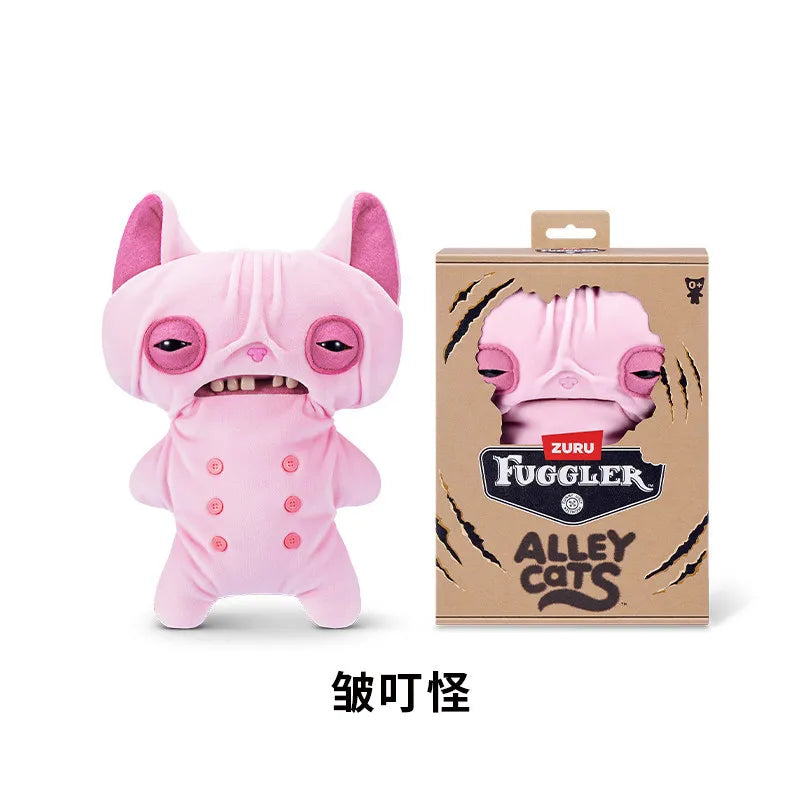 Genuine for Big-Tooth Teething Monster Pendant Funky Tooth Treasure Ugly-Cute Doll Plush Keychain 5-7 Years