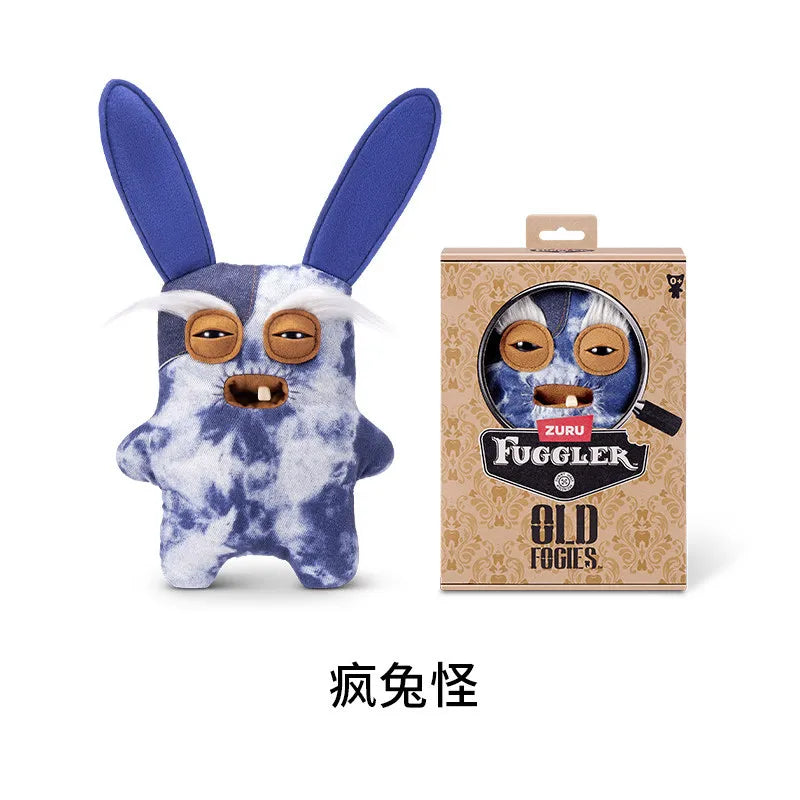 Genuine for Big-Tooth Teething Monster Pendant Funky Tooth Treasure Ugly-Cute Doll Plush Keychain 5-7 Years