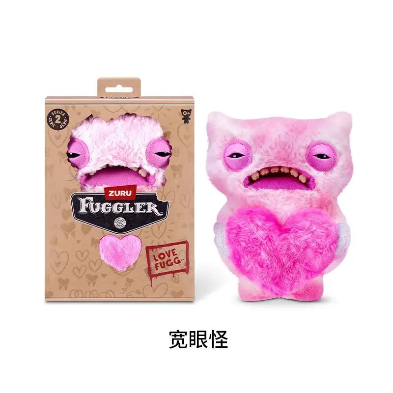 Genuine for Big-Tooth Teething Monster Pendant Funky Tooth Treasure Ugly-Cute Doll Plush Keychain 5-7 Years