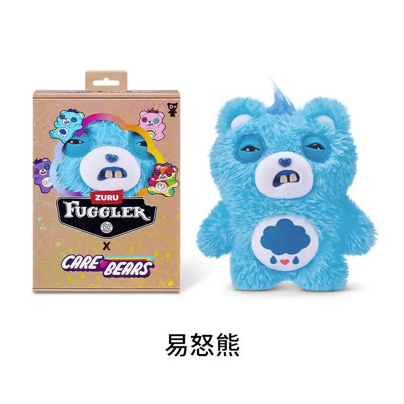 Genuine for Big-Tooth Teething Monster Pendant Funky Tooth Treasure Ugly-Cute Doll Plush Keychain 5-7 Years