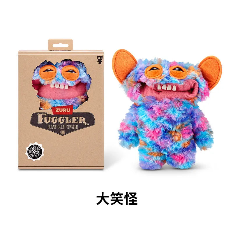 Genuine for Big-Tooth Teething Monster Pendant Funky Tooth Treasure Ugly-Cute Doll Plush Keychain 5-7 Years