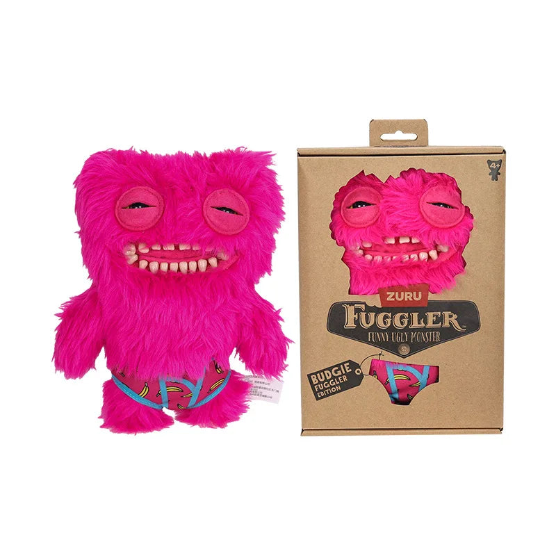 Genuine for Big-Tooth Teething Monster Pendant Funky Tooth Treasure Ugly-Cute Doll Plush Keychain 5-7 Years
