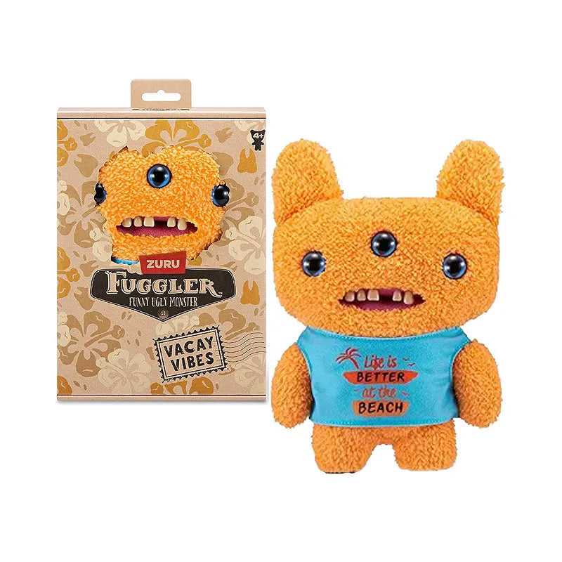 Genuine for Big-Tooth Teething Monster Pendant Funky Tooth Treasure Ugly-Cute Doll Plush Keychain 5-7 Years
