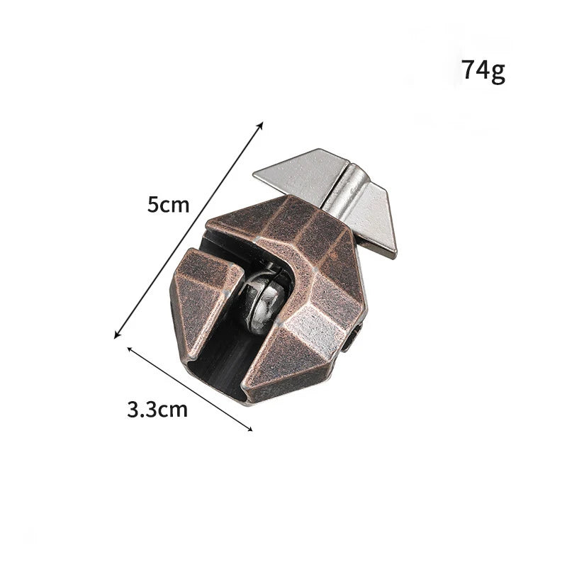 Metallic Theme Lock Puzzles For Adults - Advanced Geometric Tavern Puzzles