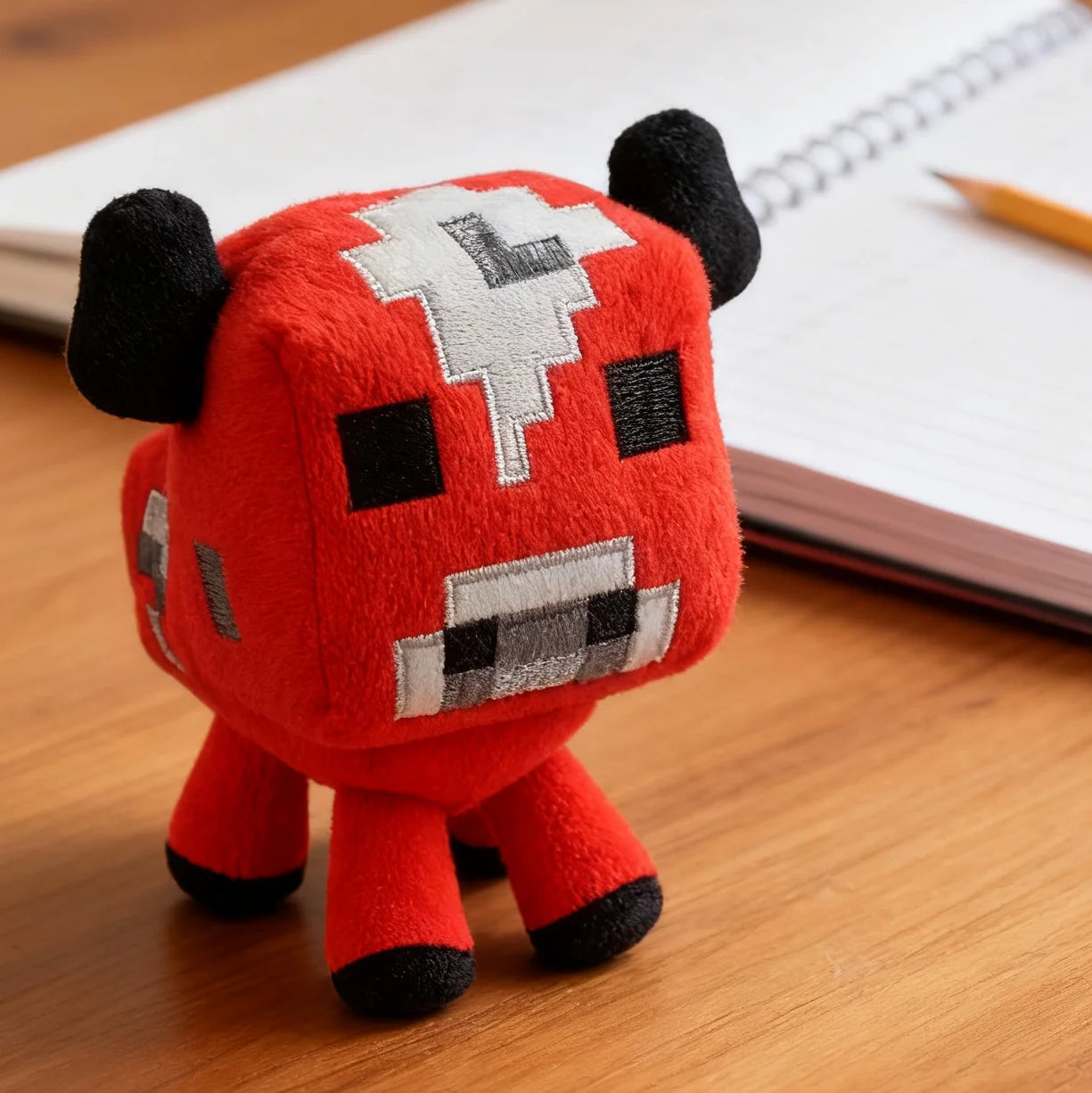 Red Cow Plush — Soft & Squishy 16cm Stuffed Animal
