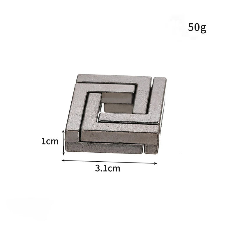 Metallic Theme Lock Puzzles For Adults - Advanced Geometric Tavern Puzzles