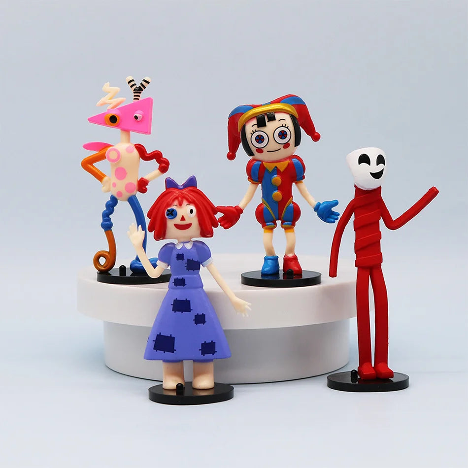 Digital Circus Q-Style Figurines — 8-Character Collector Set