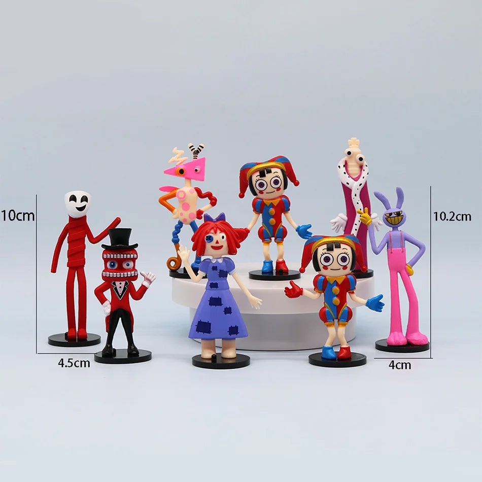 Digital Circus Q-Style Figurines — 8-Character Collector Set