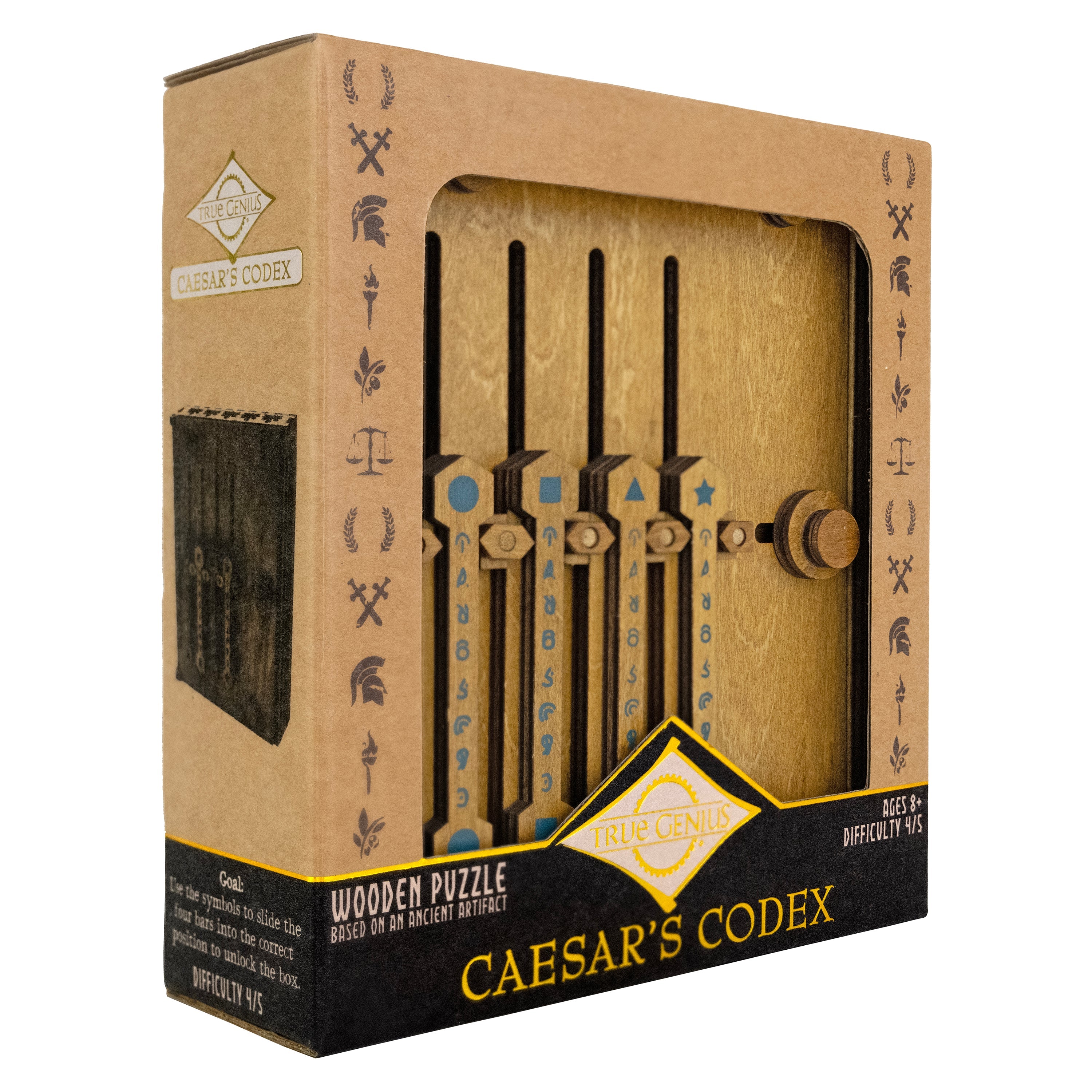 Caesar's Codex - Lever Sliding Wooden Puzzle